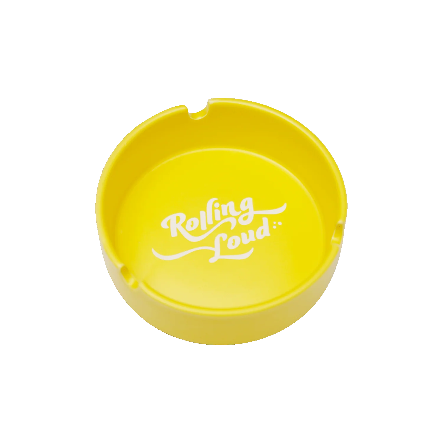 Rolling Loud Yellow Ceramic Ashtray