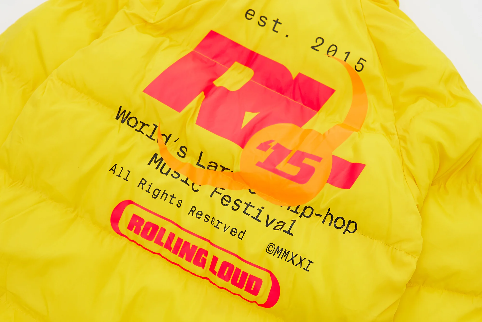 Loud Yellow Puffer Jacket - Image 4