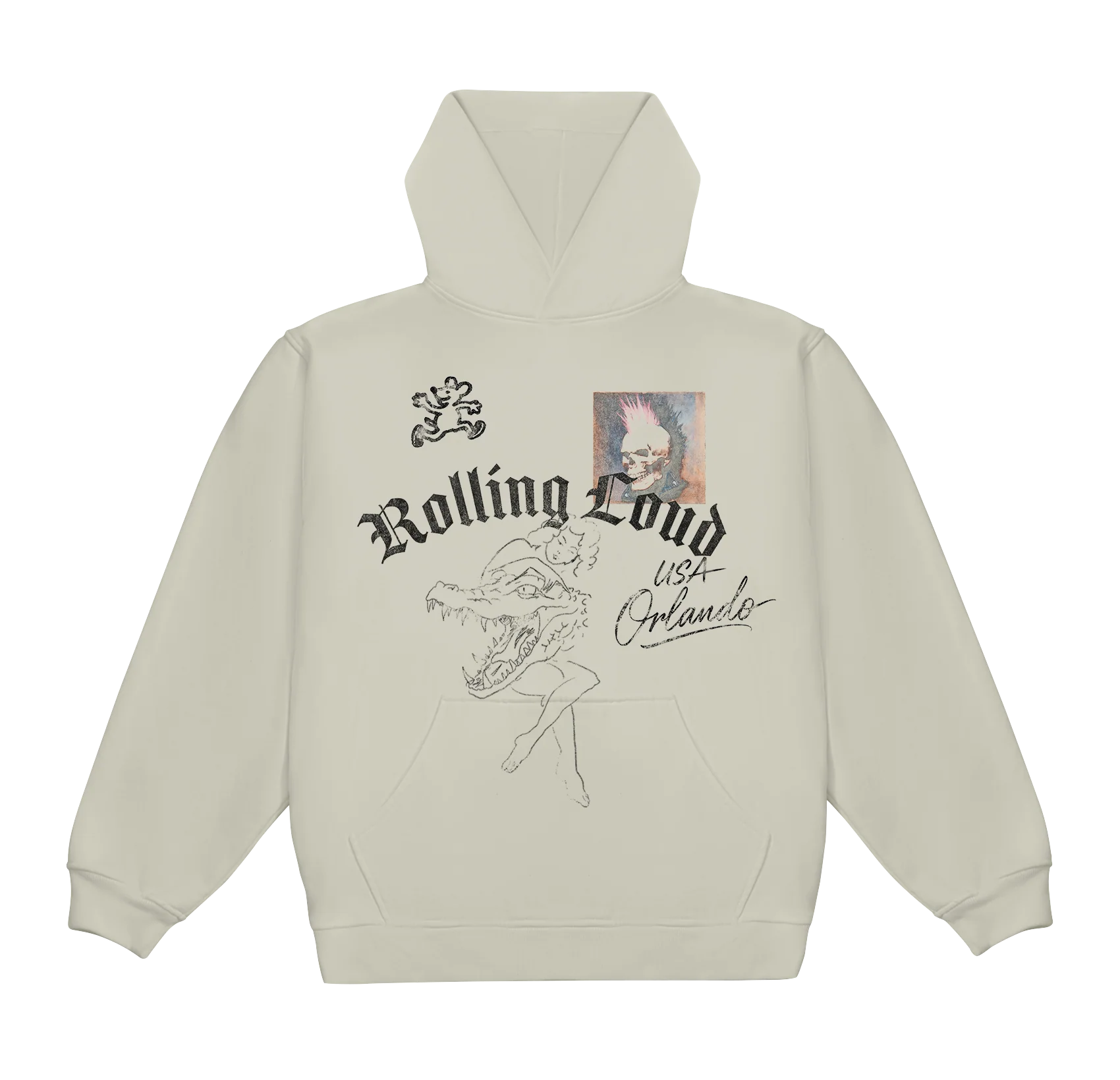 SIGNATURE ORLANDO BONE PO HOODIE