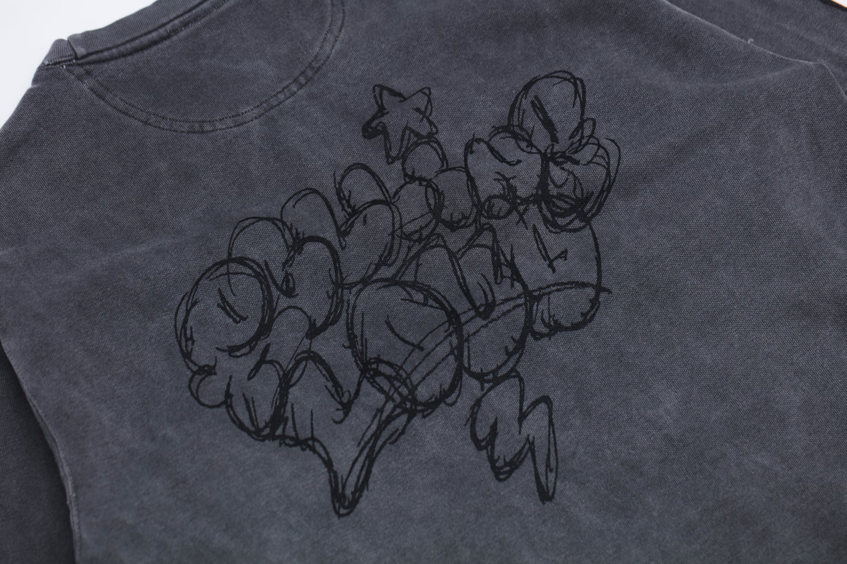 Sketch Vintage Black Crewneck - Image 3