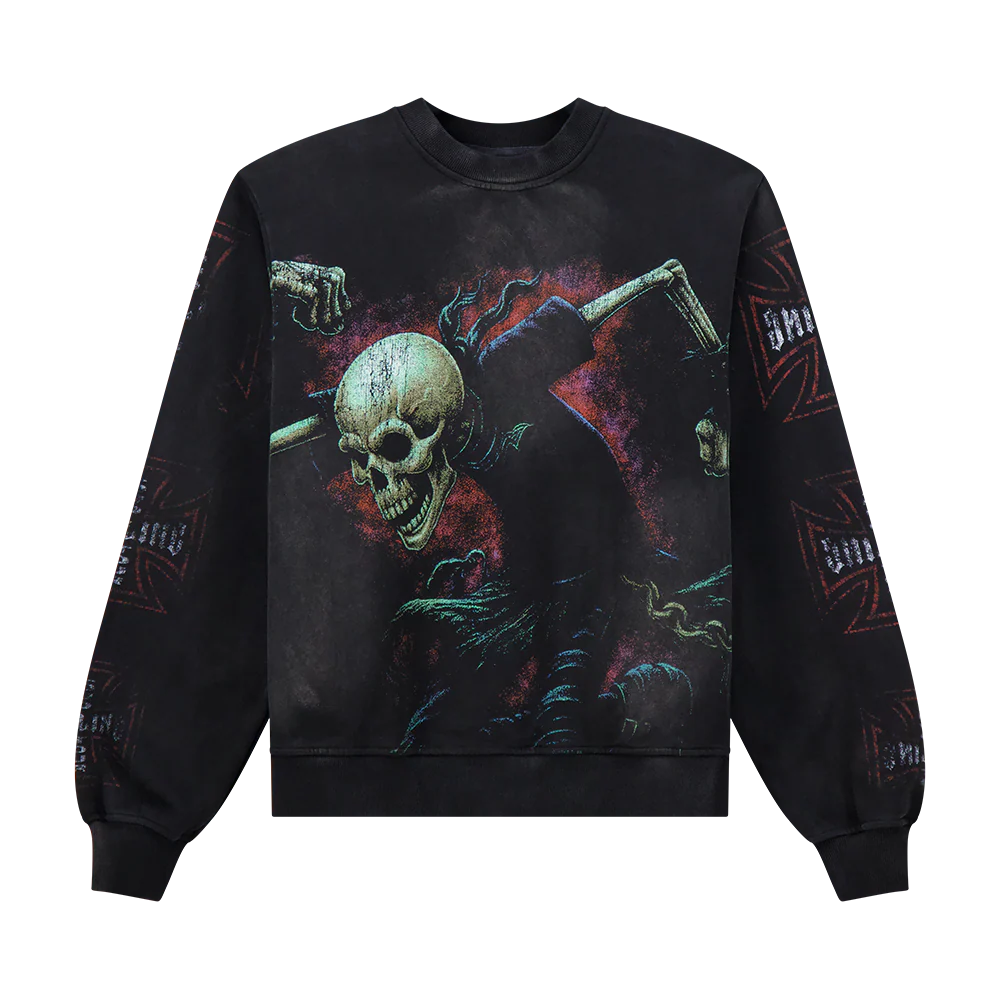 SKULL SOCIETY CREWNECK SWEATSHIRT