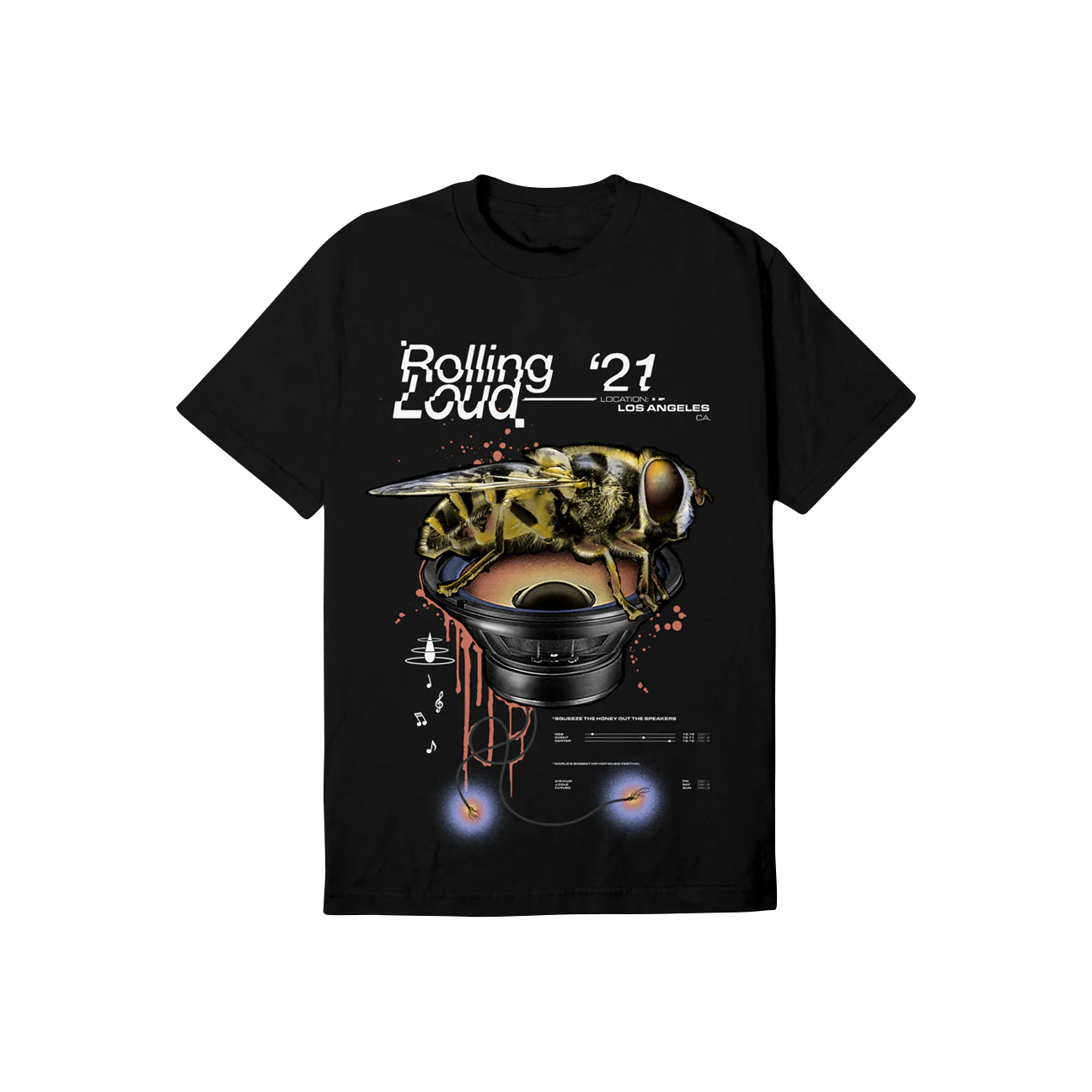 Sound So Sweet T Shirt Black LA 2021