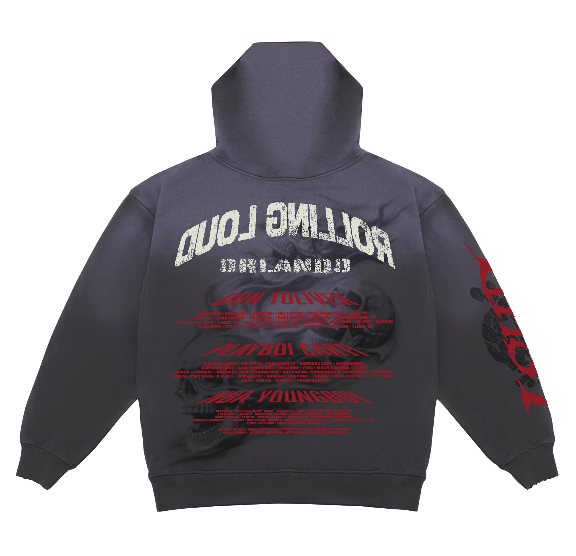 Skulls Smoke 26 Lineup Zip Hoodie - Image 2