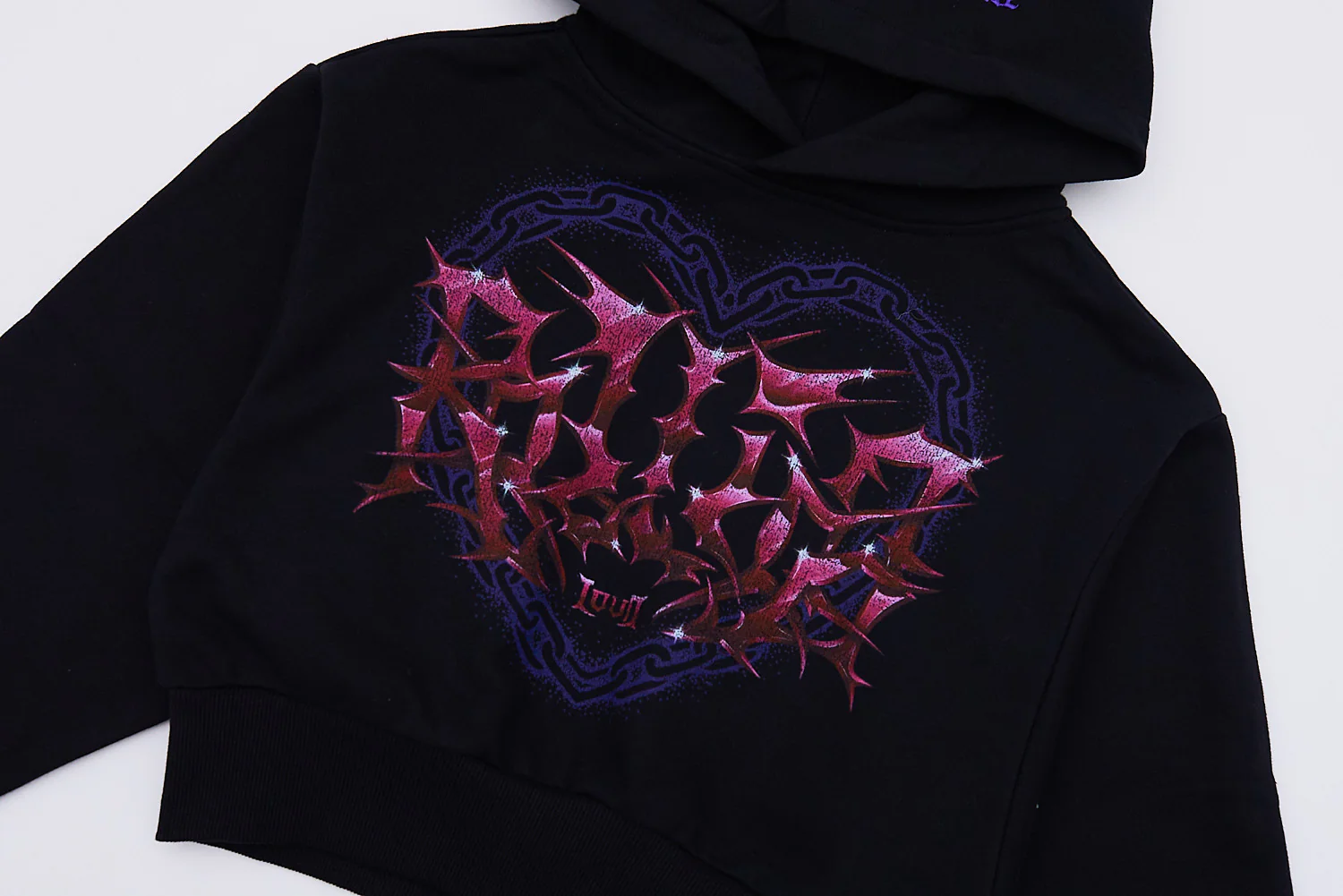 The Future Is Female Crop Hoodie - Image 3