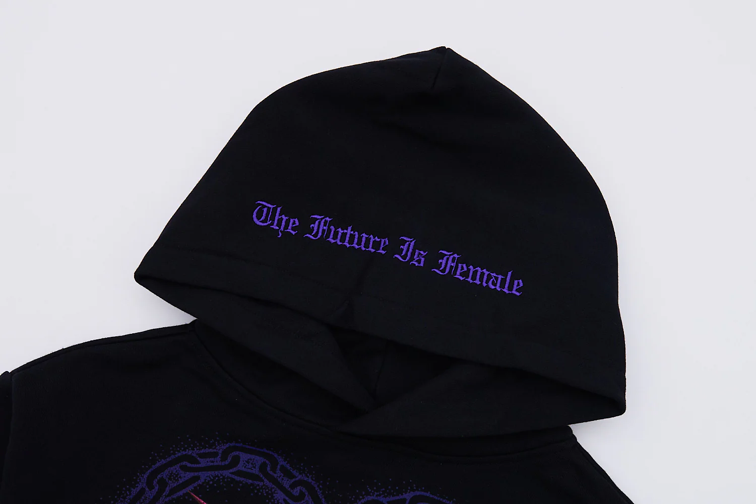 The Future Is Female Crop Hoodie - Image 4