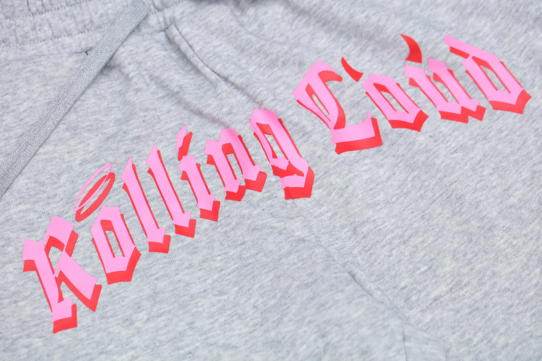 Womens Bunny Bae Bar Fleece Sweatpants - Image 3
