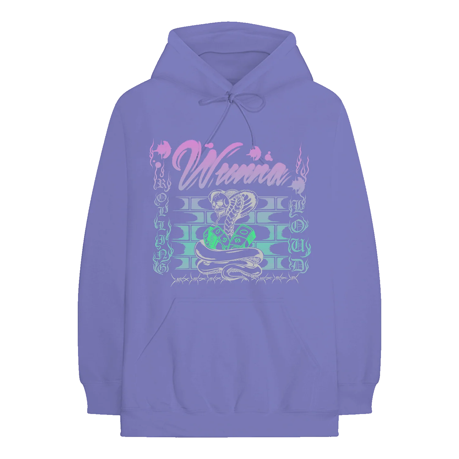 Gunna x Rolling Loud Stream Air Purple Hoodie
